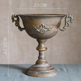 Vintage Old Wrought Iron Vase